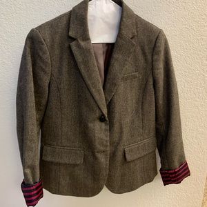 JCrew Fitted Wool/Tweed Blazer